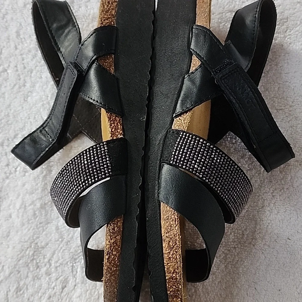 Naot Krisra Womens Black Strappy Sandals Size 8 New Without Tag - Picture 7 of 11